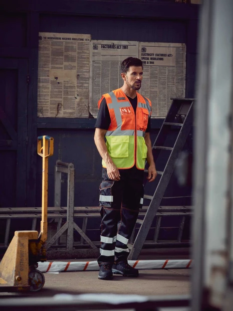 Gilets de sécurité à personnaliser YOKO Gilet haute visibilité Top Cool "Management" 