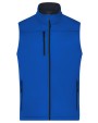 Softshells JAMES & NICHOLSON Men's Softshell Vest voor bedrukking &amp; borduring