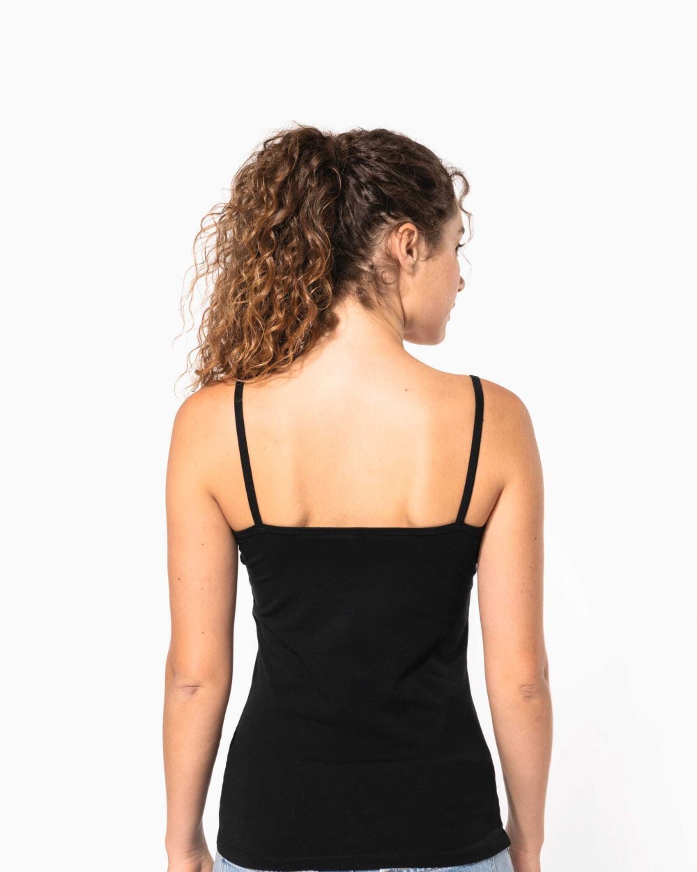 KARIBAN Damen-Top mit Trägern T-Shirts personalisierbar