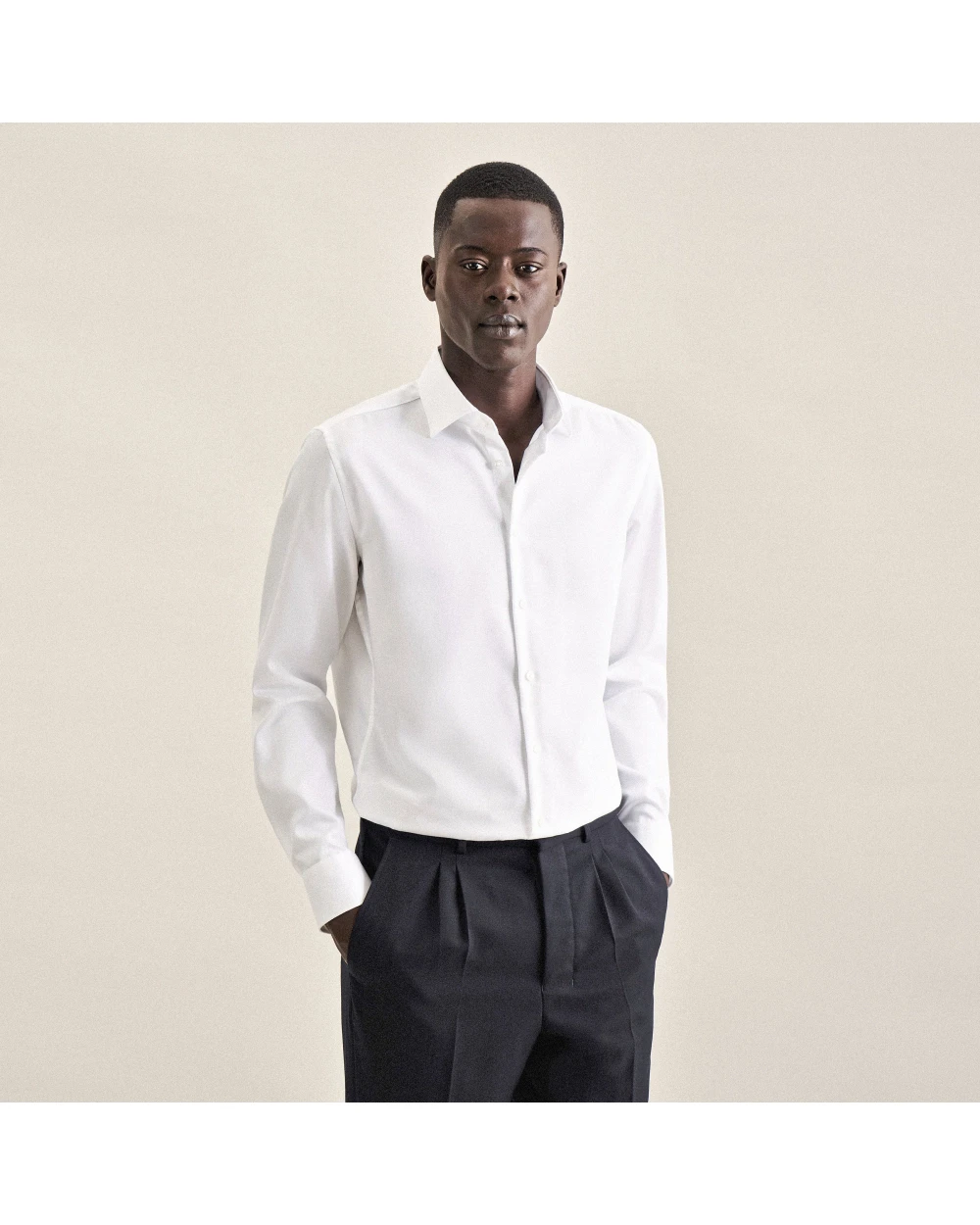 Hemden SEIDENSTICKER Men´s Shirt Shaped Fit Fine Twill Longsleeve voor bedrukking &amp; borduring