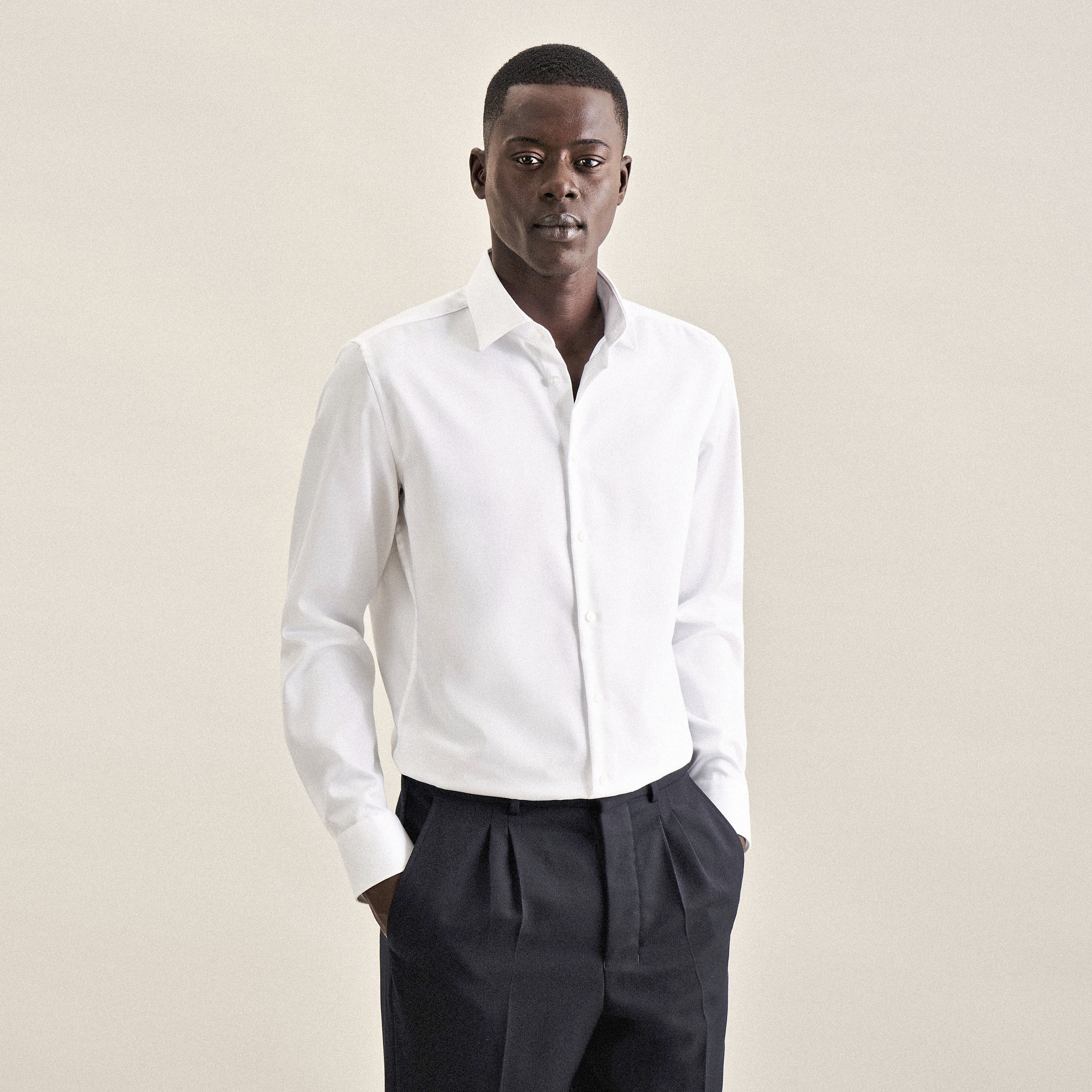 SEIDENSTICKER Men´s Shirt Shaped Fit Fine Twill Longsleeve Hemden personalisierbar