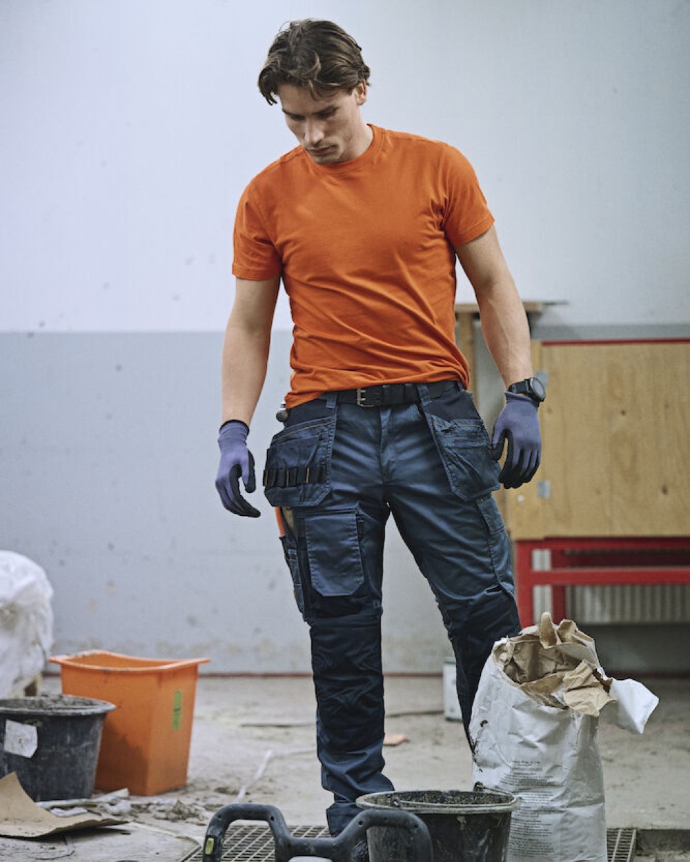 Pantalons personnalisable JOBMAN 2358 Pantalon de carreleur Stretch