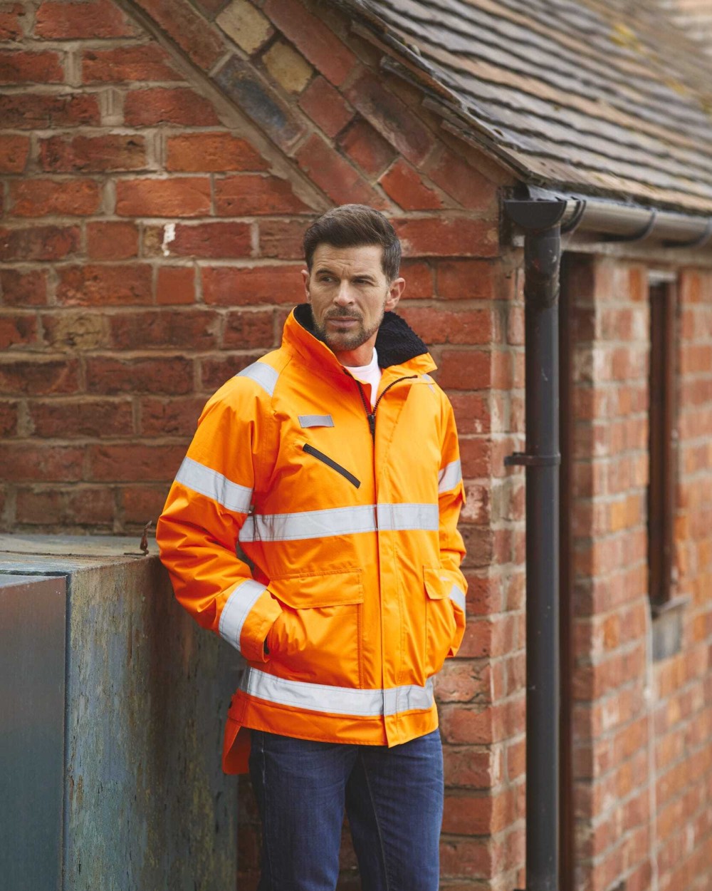 YOKO Hi-Vis Fontaine Storm jacket Jacken personalisierbar