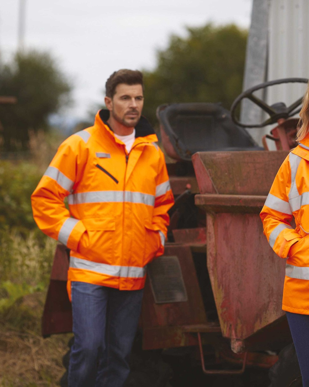 YOKO Hi-Vis Fontaine Storm jacket Jacken personalisierbar