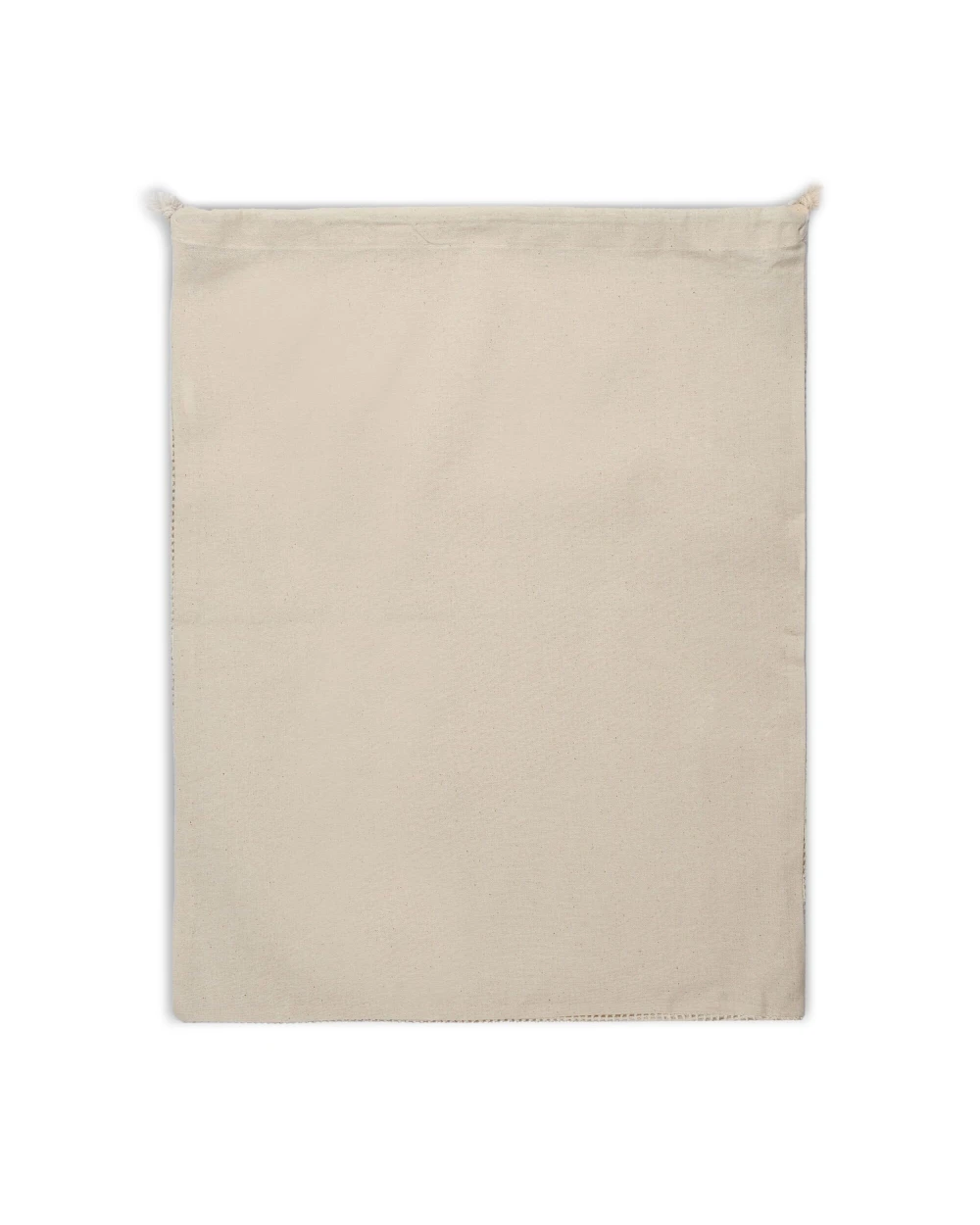Tassen & Zakken 4DO Herbruikbaar groente & fruit zakje OEKO-TEX® katoen ecru 40x45cm voor bedrukking &amp; borduring