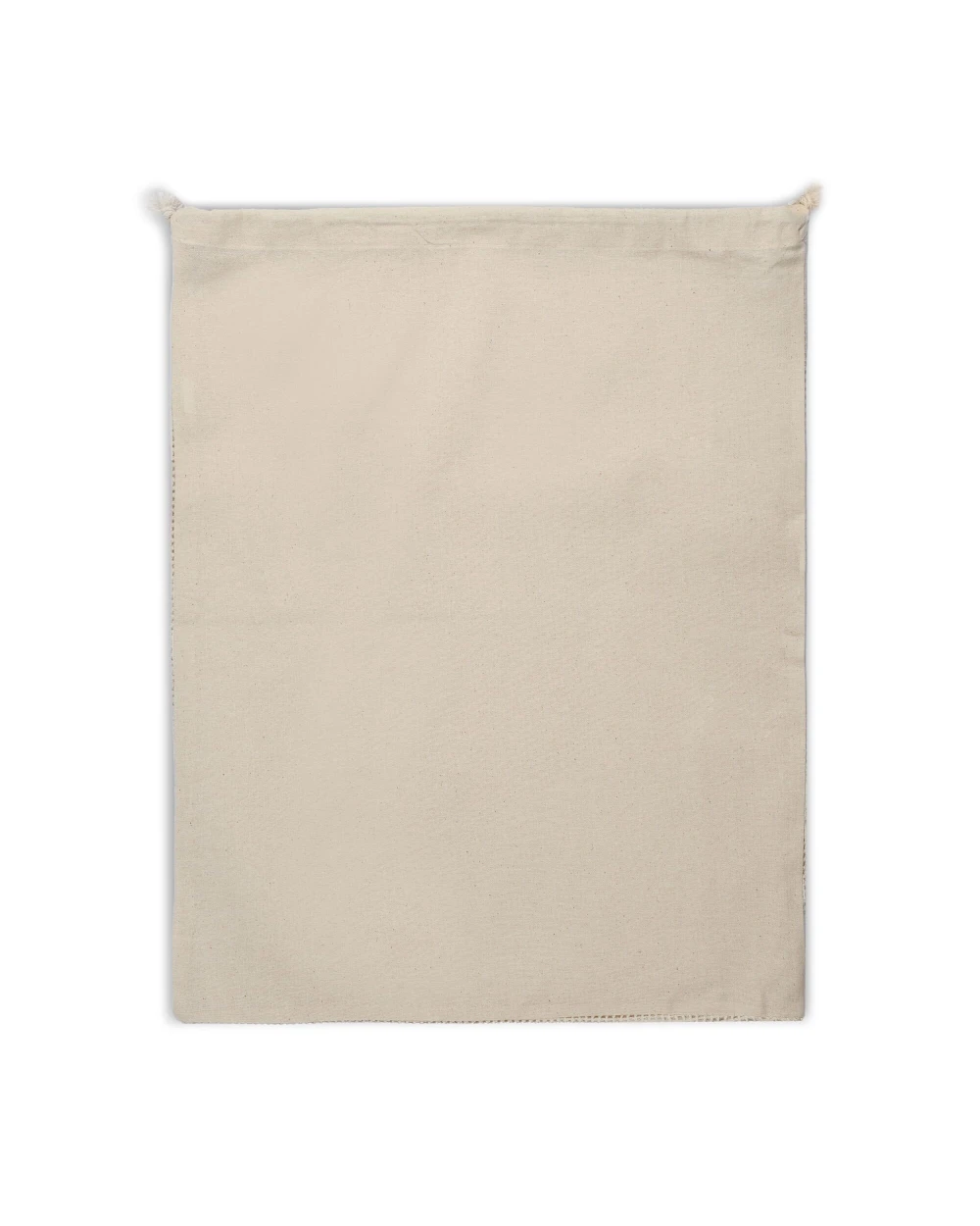 Tassen & Zakken 4DO Herbruikbaar groente & fruit zakje OEKO-TEX® katoen ecru 40x45cm voor bedrukking &amp; borduring