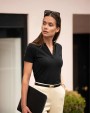 Polos personnalisable NIMBUS Harvard à col en v pour femmes - polo luxueux extensible