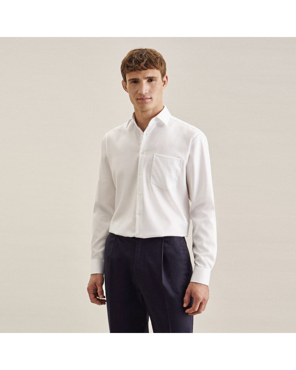 Chemises personnalisable SEIDENSTICKER Men´s Shirt Regular Fit Fine Twill Longsleeve