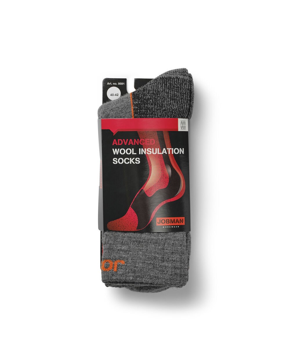 Sous-Vêtements personnalisable JOBMAN 9591 Chaussettes en laine