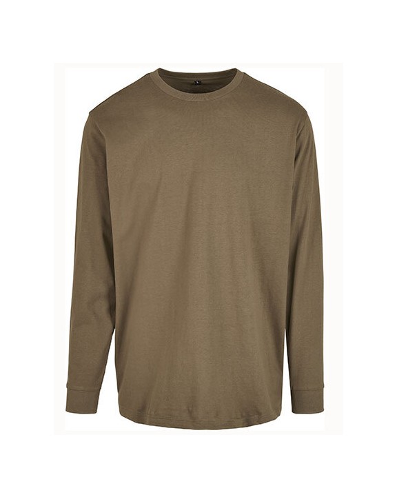 BUILD YOUR BRAND Longsleeve With Cuffrib T-Shirts personalisierbar