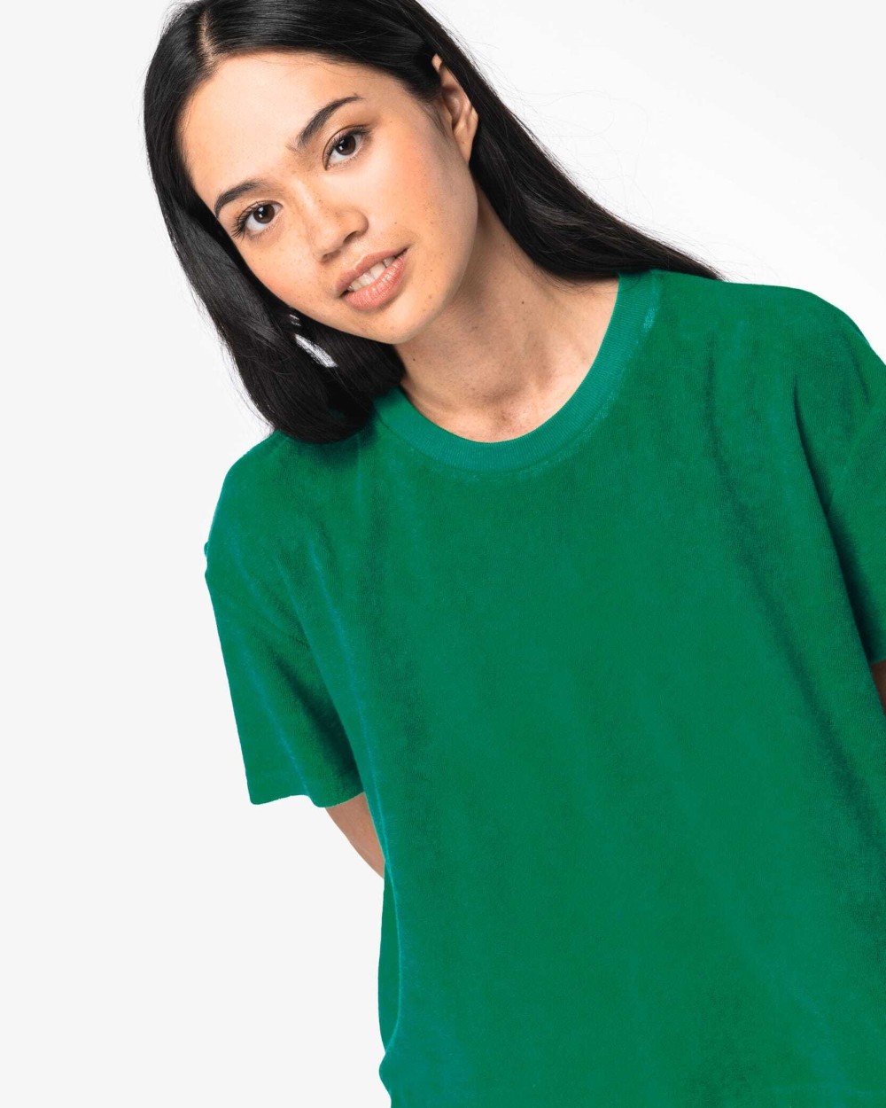 T-shirts NATIVE SPIRIT Ecologisch badstof dames T-shirt voor bedrukking &amp; borduring