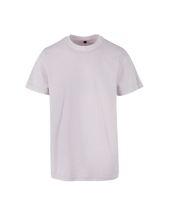 T-Shirts personnalisable BUILD YOUR BRAND ACID WASHED ROUND NECK TEE