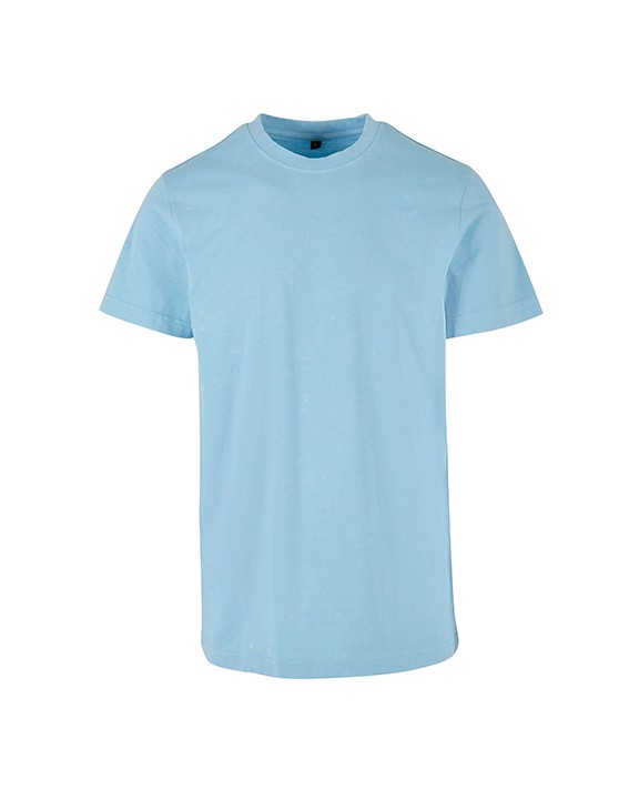 T-Shirts personnalisable BUILD YOUR BRAND ACID WASHED ROUND NECK TEE