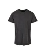 T-shirts BUILD YOUR BRAND ACID WASHED ROUND NECK TEE voor bedrukking &amp; borduring