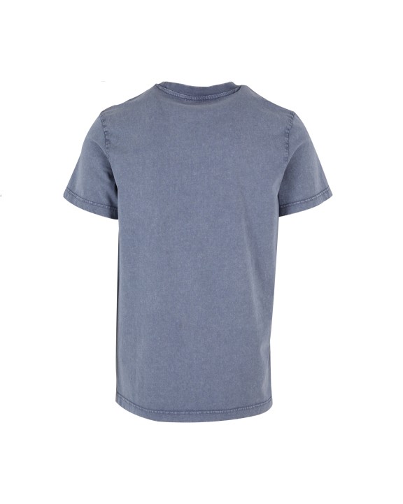 T-Shirts personnalisable BUILD YOUR BRAND ACID WASHED ROUND NECK TEE