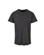 T-shirts BUILD YOUR BRAND ACID WASHED ROUND NECK TEE voor bedrukking &amp; borduring