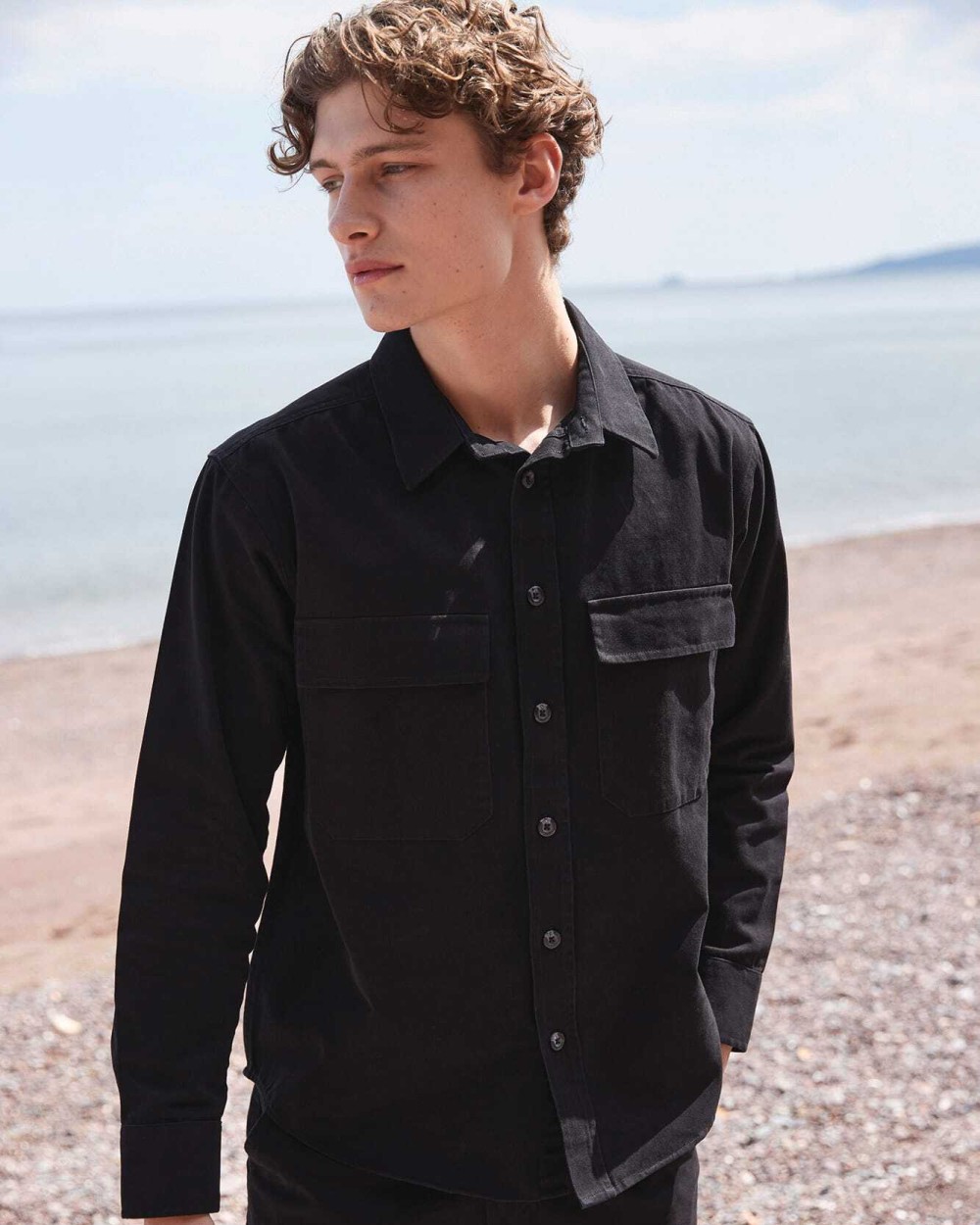 Hemden FRONT ROW Overshirt Drill voor bedrukking &amp; borduring