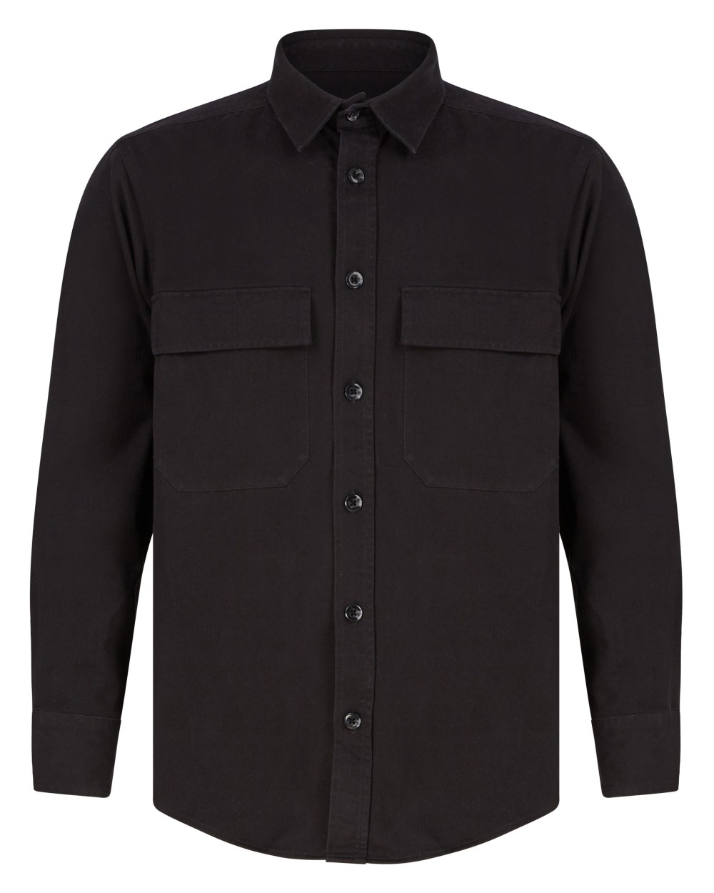 Hemden FRONT ROW Overshirt Drill voor bedrukking &amp; borduring