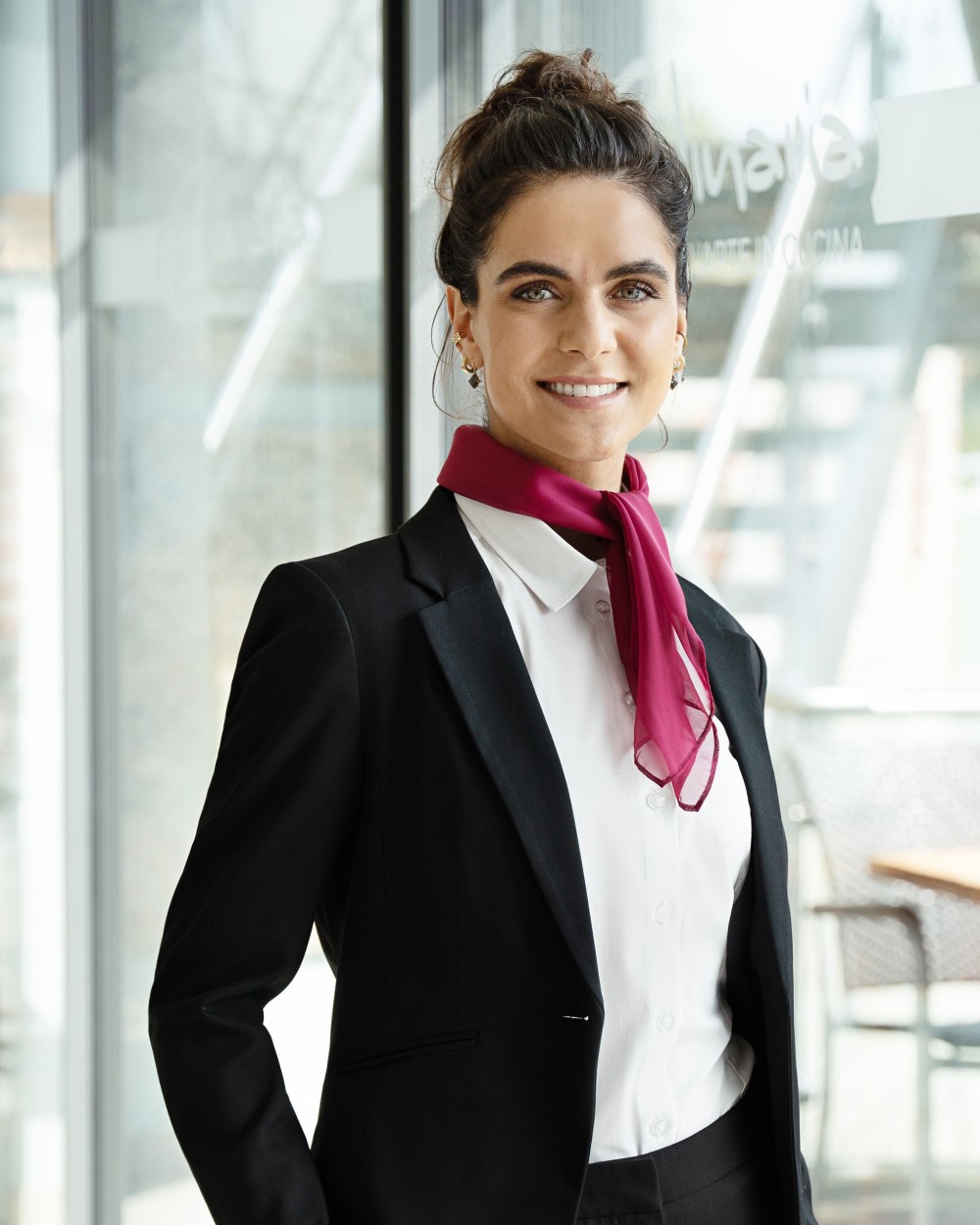 KARLOWSKY CHIFFON SCARF CLASSIC Zubehör personalisierbar