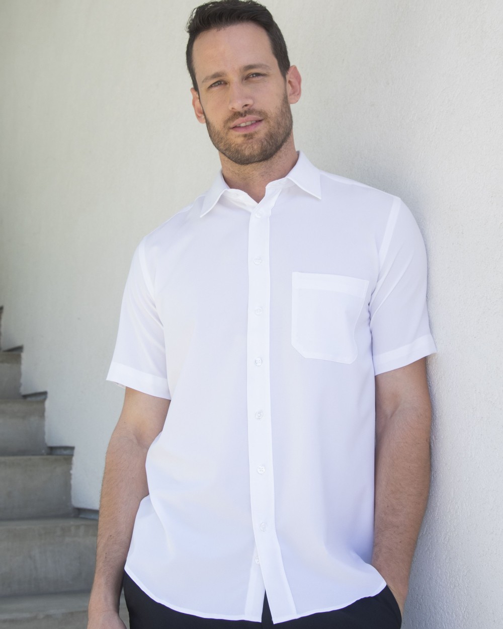 Hemden HENBURY MEN'S COOLMAX S/S SHIRT voor bedrukking &amp; borduring
