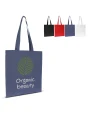 Tote bags personnalisable 4DO Sac en coton bio couleur long 140g/m² 38x42 cm