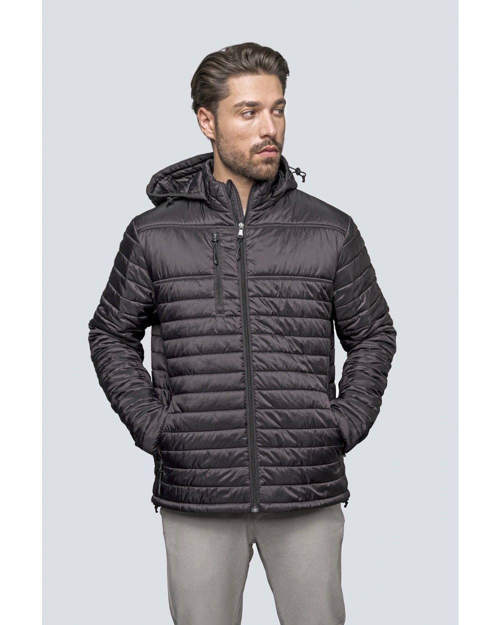HRM Men´s Premium Quilted Jacket Jacken personalisierbar