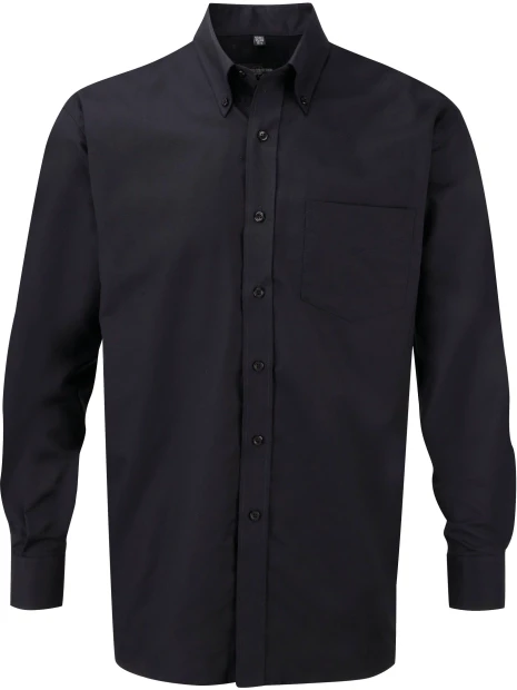 RUSSELL Chemise homme manches longues Oxford /api/colors/b9fdad4a-5e94-45cb-8c03-c08b349b28c3 personnalisable