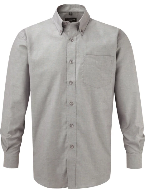 RUSSELL Chemise homme manches longues Oxford /api/colors/12080c85-8950-461d-af35-871f7cb95d1d personnalisable