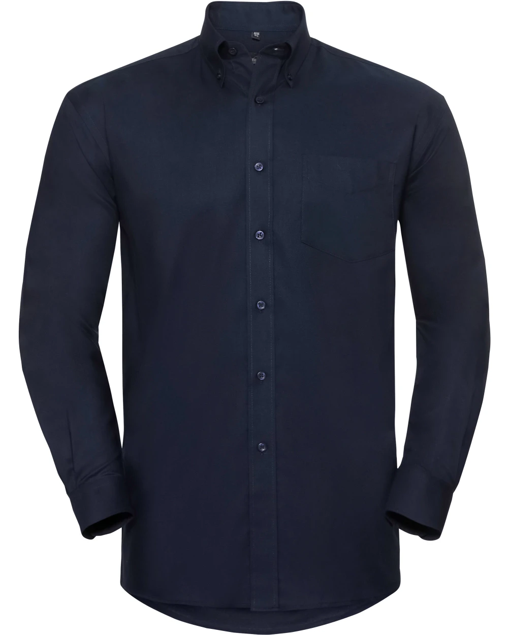 RUSSELL Men's Long Sleeve Easy Care Oxford Shirt Hemden personalisierbar