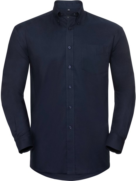RUSSELL Chemise homme manches longues Oxford /api/colors/f616174a-642e-417a-958d-f6fb41267ae9 personnalisable