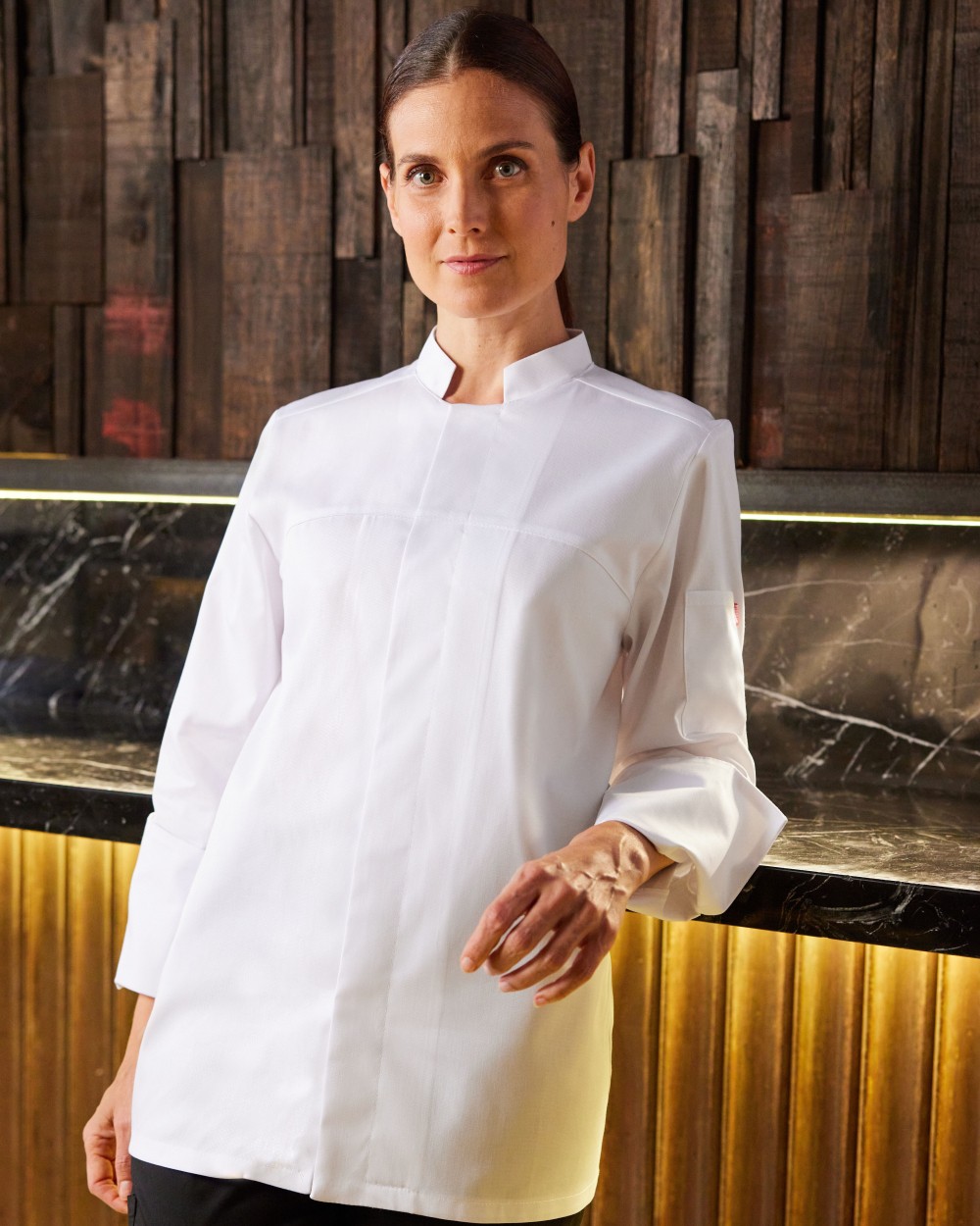 Jassen VELILLA STRETCH KITCHEN JACKET voor bedrukking &amp; borduring