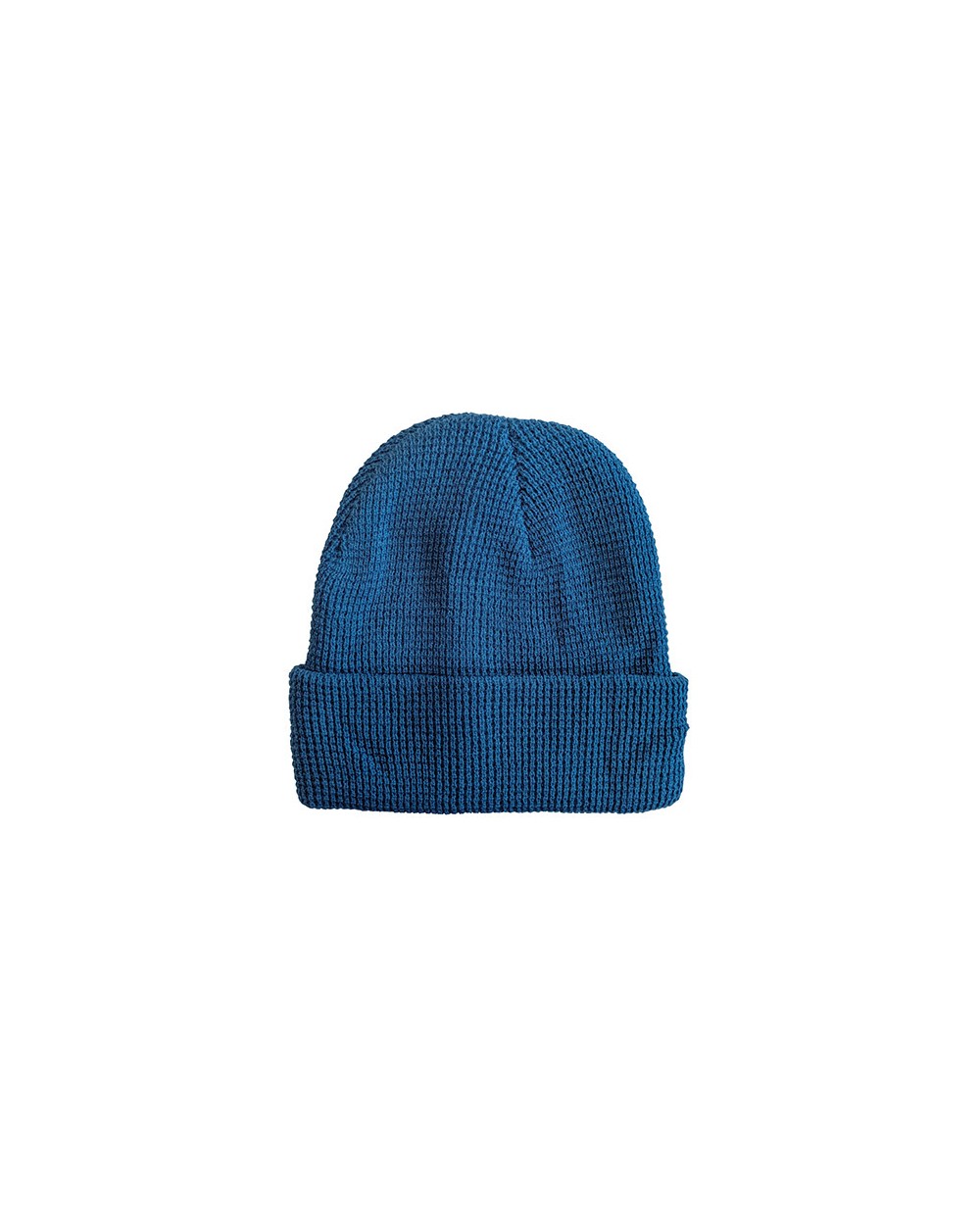 L-MERCH Knitted Beanie Waffle Look Mützen personalisierbar