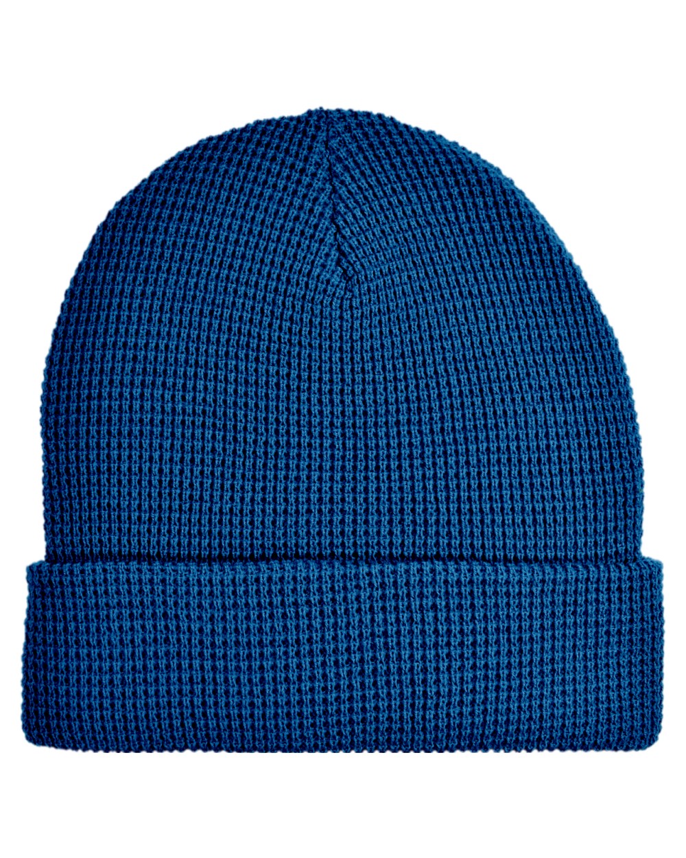 L-MERCH Knitted Beanie Waffle Look Mützen personalisierbar