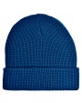 L-MERCH Knitted Beanie Waffle Look Mützen personalisierbar