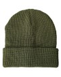 L-MERCH Knitted Beanie Waffle Look Mützen personalisierbar