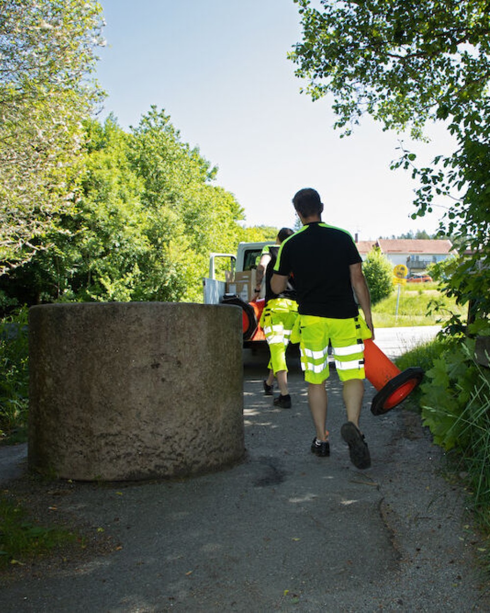 Bermudas & Shorts personnalisable PROJOB 6575 SHORT STRETCH EN ISO 20471 CLASSE 2/1