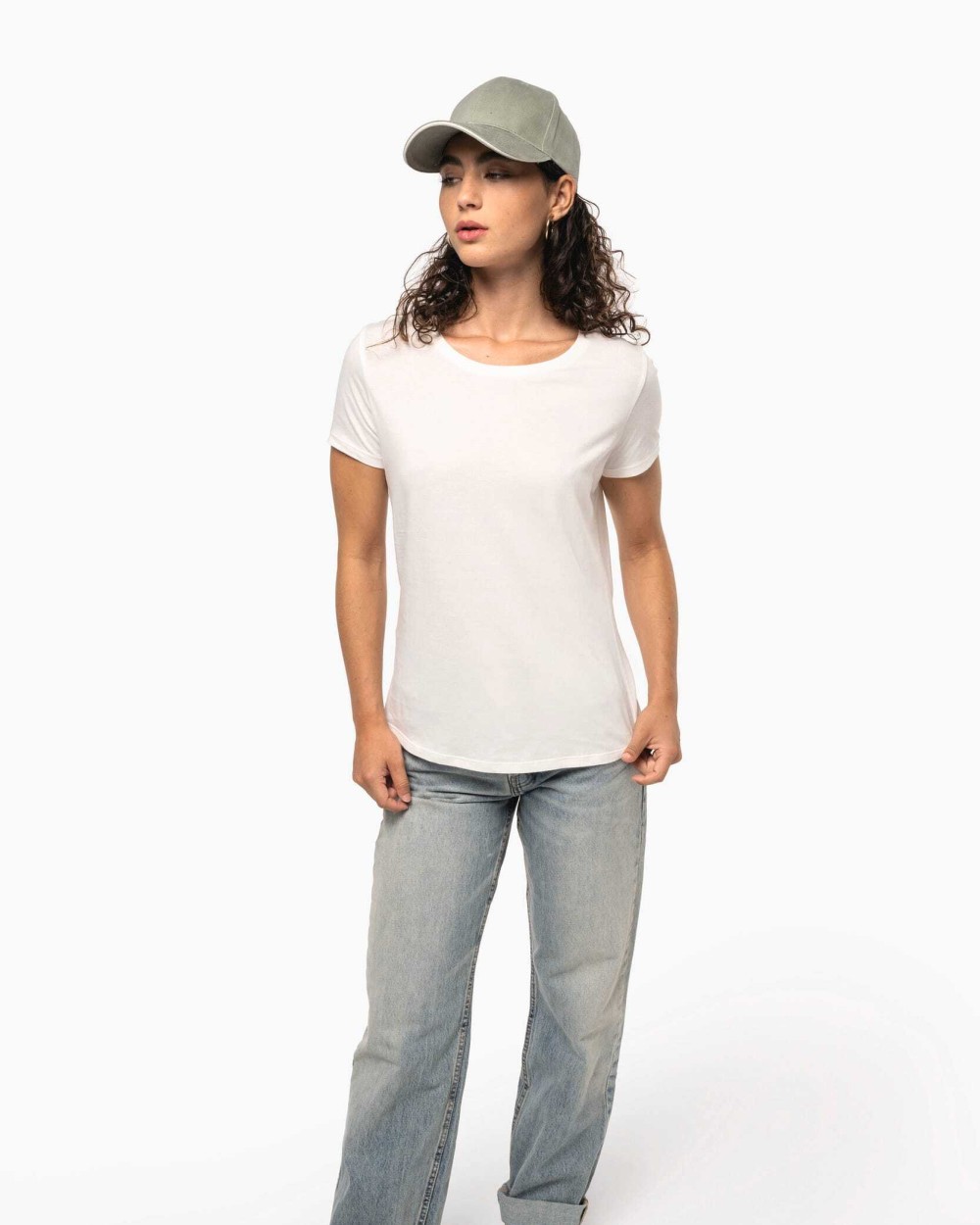 T-shirts KARIBAN Dames T-shirt Bio190 IC voor bedrukking &amp; borduring
