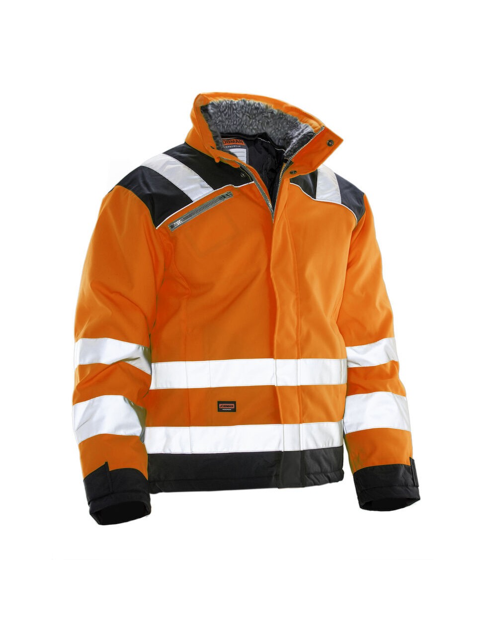 Jassen JOBMAN 1346 Hi-Vis Winter Jacket Star voor bedrukking &amp; borduring