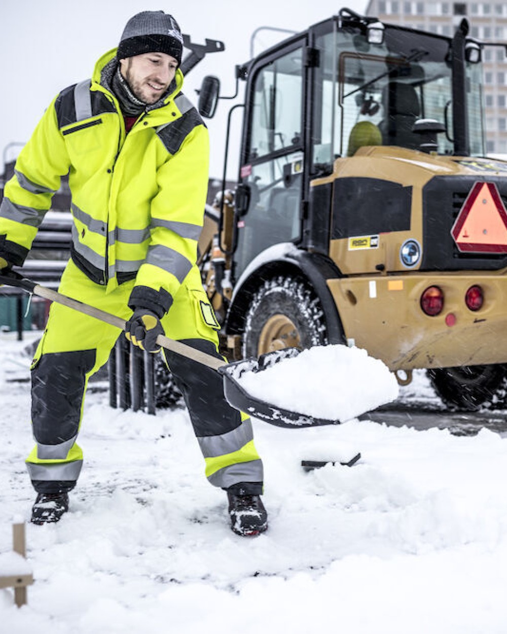 JOBMAN 1346 Winterjacke Star Hi-Vis Jacken personalisierbar