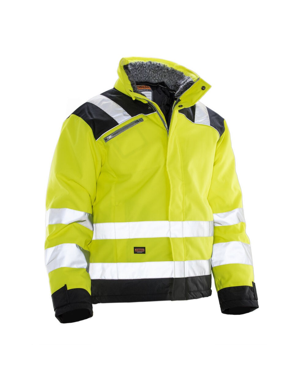 Jassen JOBMAN 1346 Hi-Vis Winter Jacket Star voor bedrukking &amp; borduring