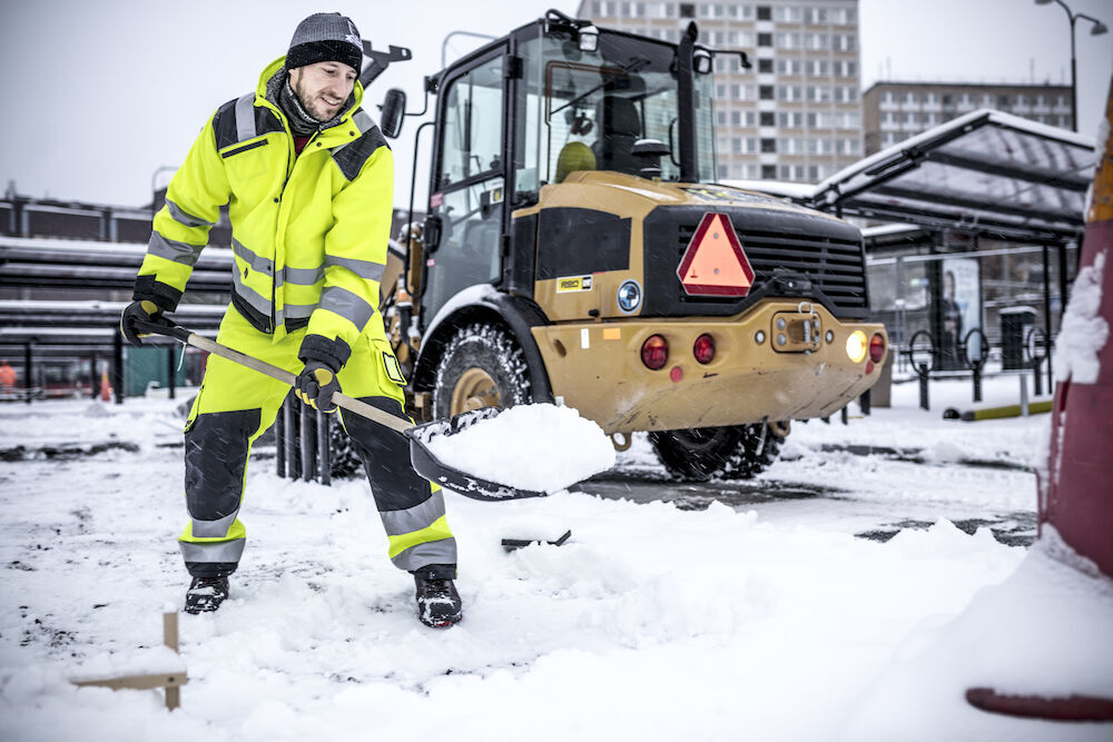 Vestes personnalisable JOBMAN 1346 Veste d'hiver Hi-Vis