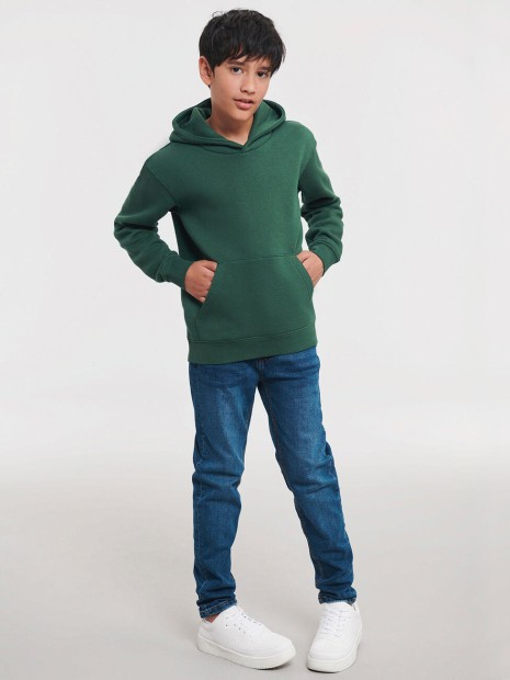 Sweat-shirts à personnaliser RUSSELL Kids' Authentic Hooded Sweat 