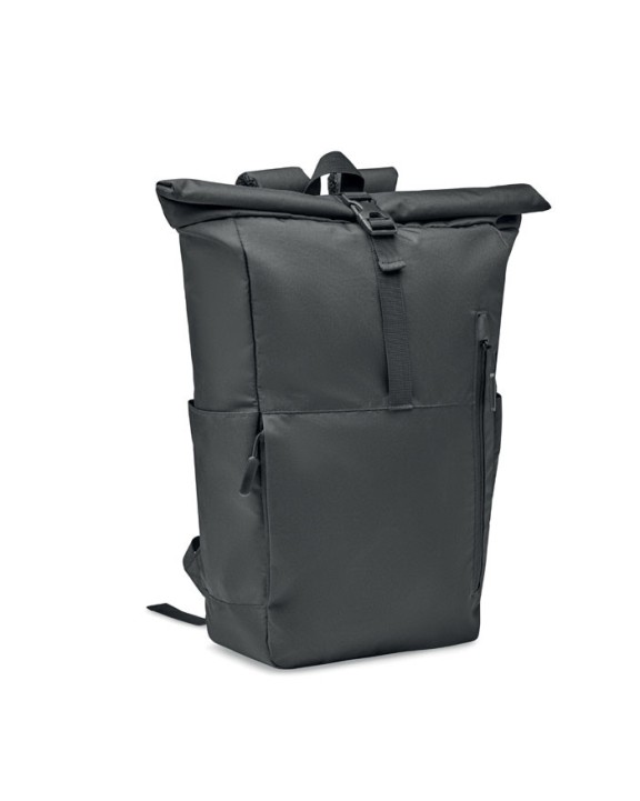 4DO Rolltop-Rucksack 300D RPET Taschen personalisierbar