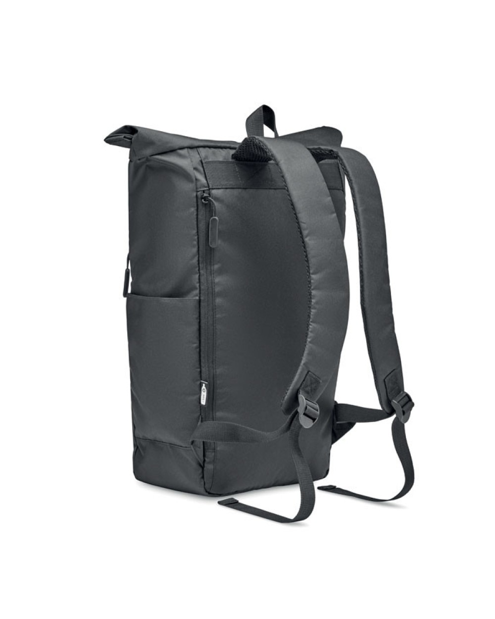 4DO Rolltop-Rucksack 300D RPET Taschen personalisierbar