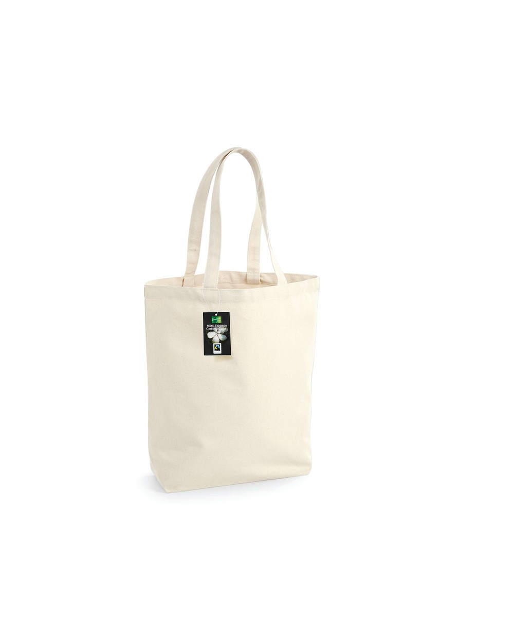 Tote bags WESTFORDMILL FAIRTRADE COTTON CAMDEN SHOPPER voor bedrukking &amp; borduring