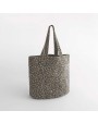 WESTFORDMILL Tragetasche aus Canvas mit Leopardenmuster Taschen personalisierbar