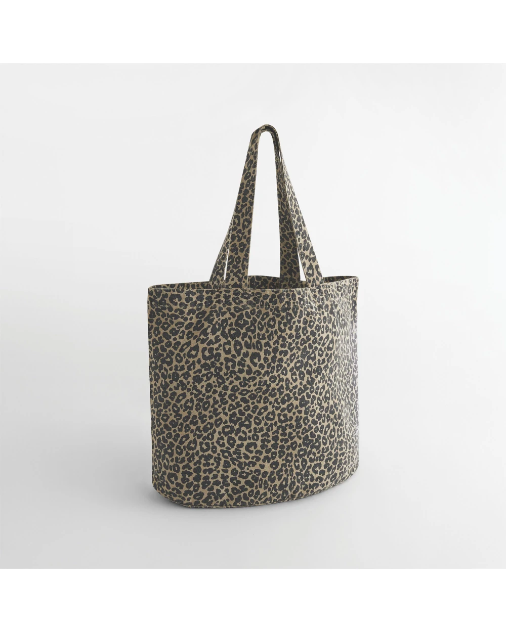 WESTFORDMILL Tragetasche aus Canvas mit Leopardenmuster Taschen personalisierbar