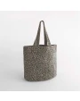 WESTFORDMILL Tragetasche aus Canvas mit Leopardenmuster Taschen personalisierbar