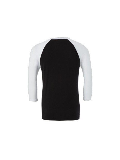 BELLA-CANVAS UNISEX 3/4 SLEEVE BASEBALL TEE /api/colors/e945e77a-c49d-482d-a416-924871e9a782 personnalisable