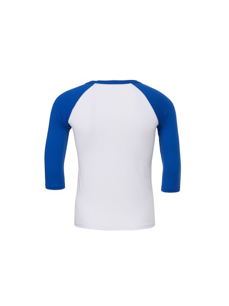 BELLA-CANVAS UNISEX 3/4 SLEEVE BASEBALL TEE /api/colors/66c6c9fd-4ff4-4b1c-b5f0-a9c303cb7220 personnalisable